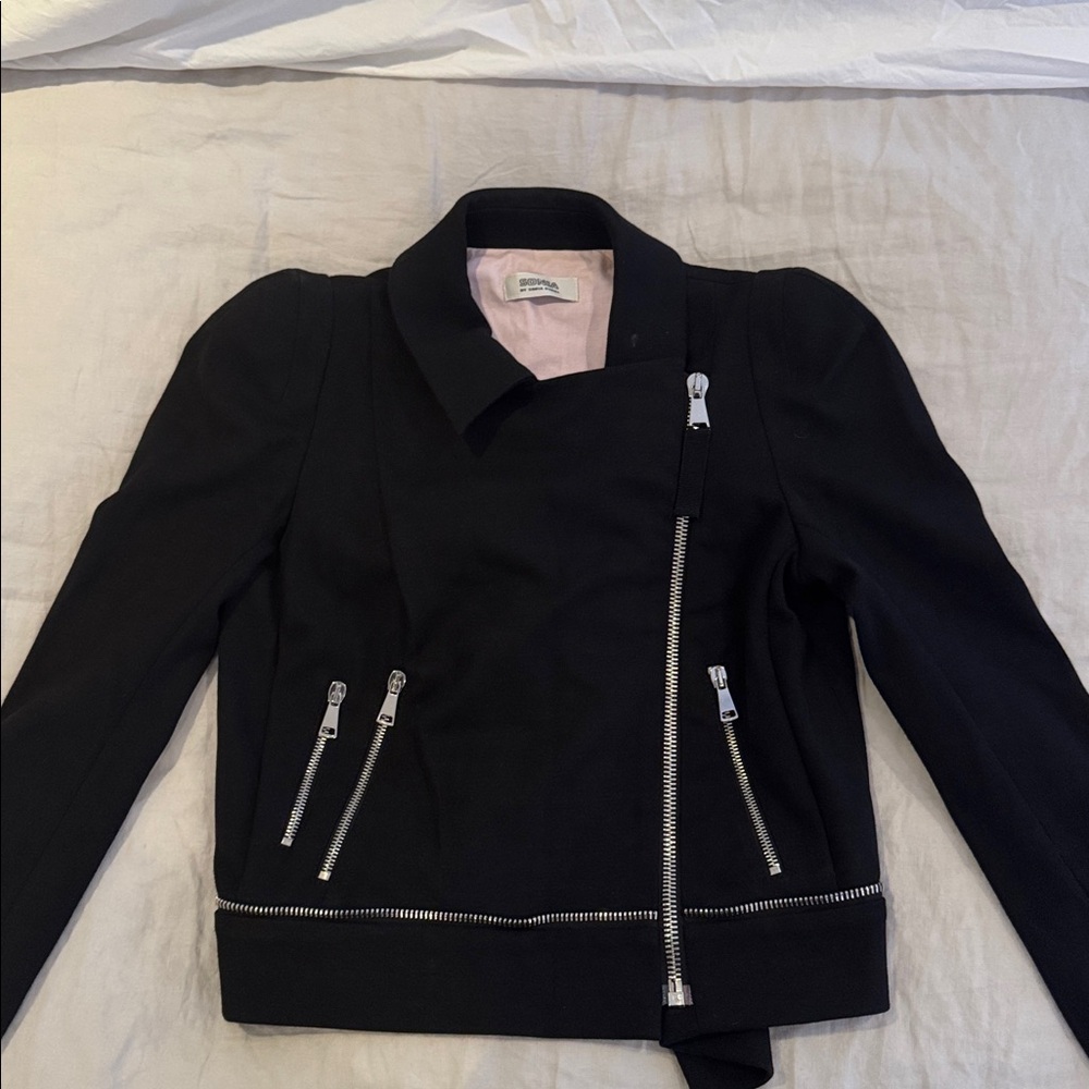 Sonia Rykiel Black Jacket with Pink Lining